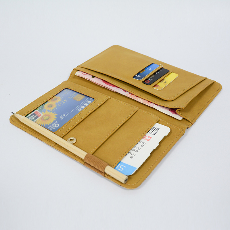 Корк туристическое бумажник RFID преграждая документ организатор сумка держатель/паспорт семьи 