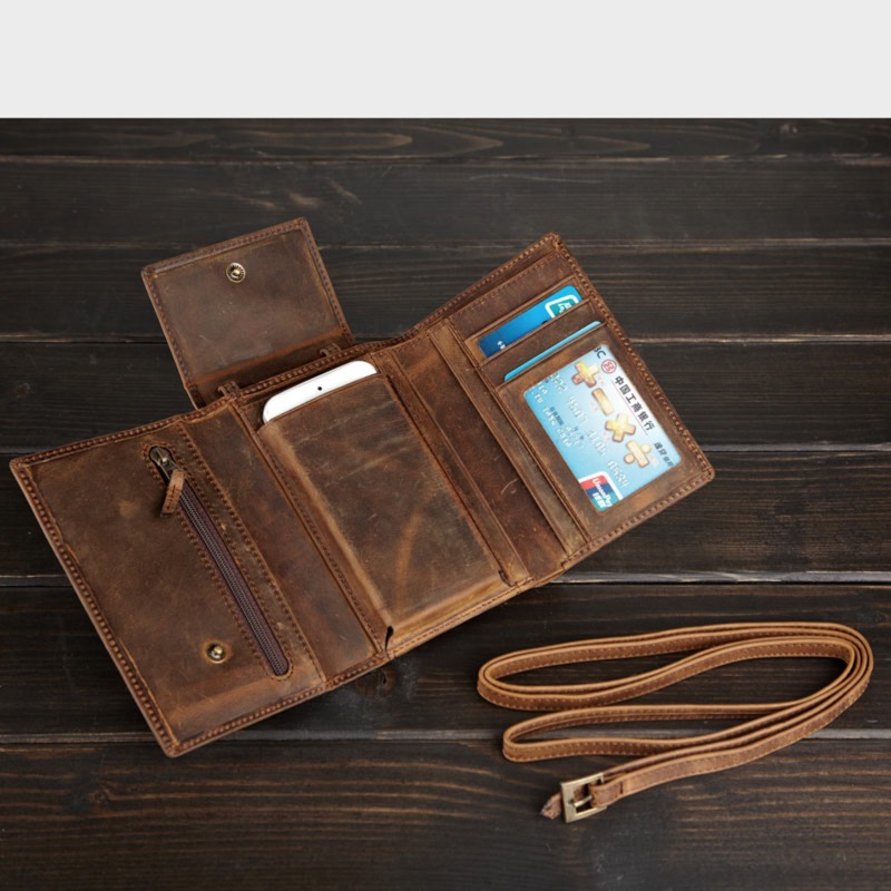 Натуральная кожа небольшой кроссбоди сотовый телефон кошелек для женщин, мини Messenger сумка кошелек с кредитной карты слоты 