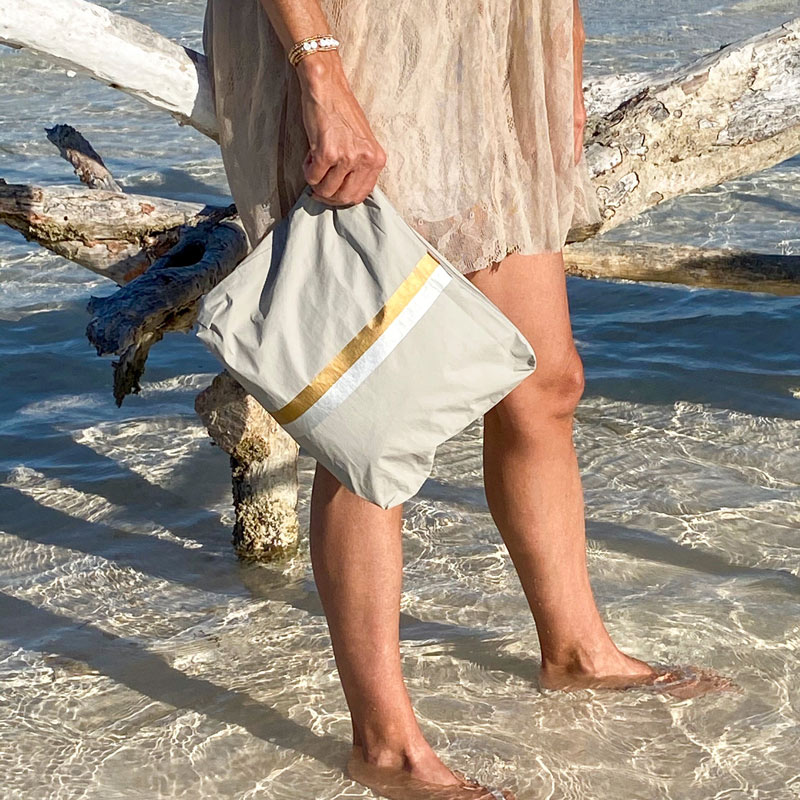 Оптовый пользовательский логотип водостойкий tyvek косметический мешочек для женщин Dupont купальник сумка
